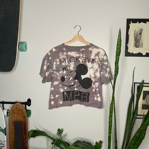 Disney Chinese Script Mickey Mouse Tee L